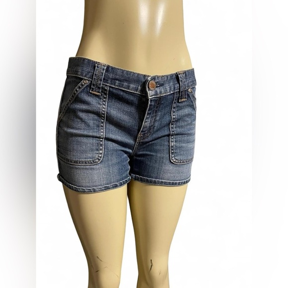 GAP Dark Blue Jean Shorts - Picture 2 of 7